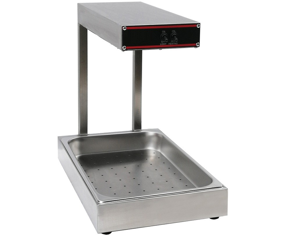 Aquecedor de Comida Profissional em Aço Inoxidável com Cuba GN 1/1 (transporte incluído) - Refª 102940