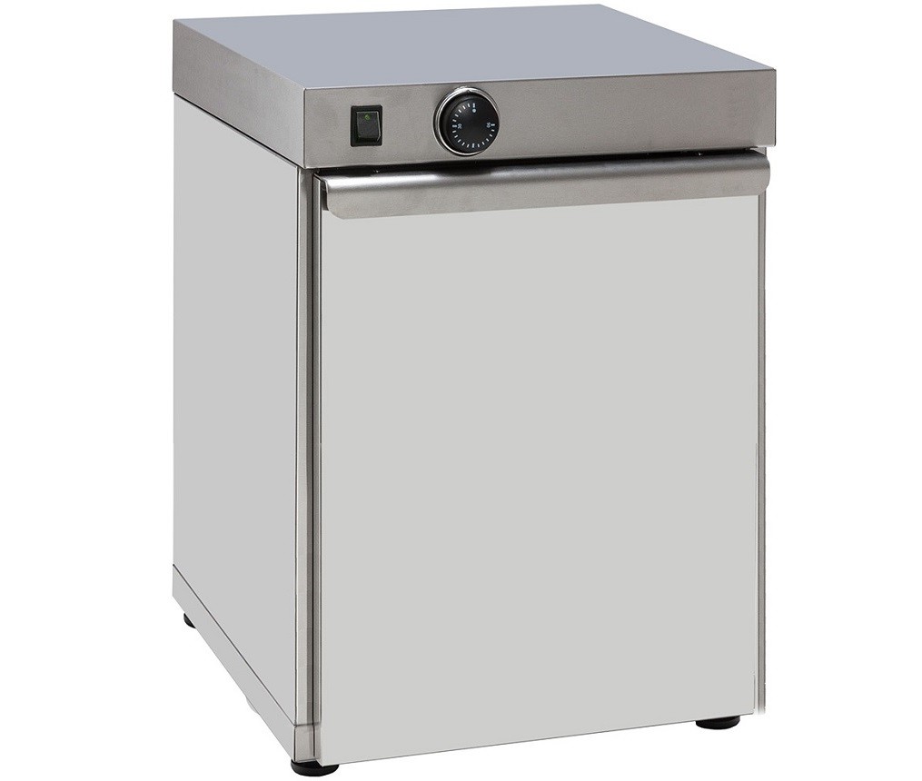 Armário Aquecido Monofásico, Estufa para 30 Pratos com Diâmetro até 340 mm, +90º C, 400 Watts (transporte incluído) - Refª 102799