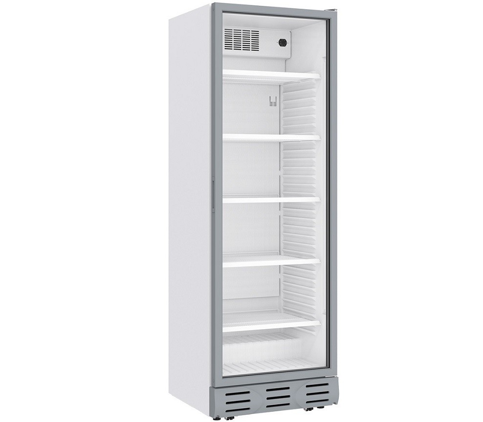 Armário de Refrigeração Ventilado de 650 Litros, Frigorífico Profissional com Porta de Vidro, +1º +9º C (transporte incluído) - Refª 102983