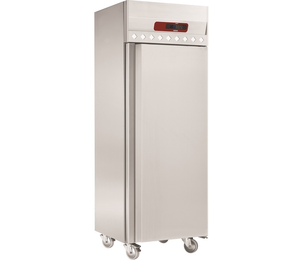 Armário Refrigerado Ventilado GN 2/1 em Aço Inoxidável, Frigorífico com 700 Litros, -2º +8º C (transporte incluído) - Refº 101376