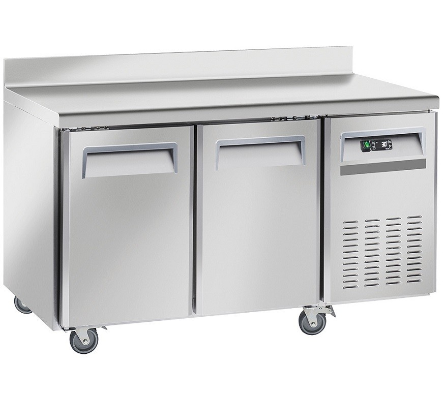 Bancada de Congelação Ventilada com 2 Portas GN 1/1 e Alçado, Arca -18°-22° C (transporte incluído) - Refª 102836