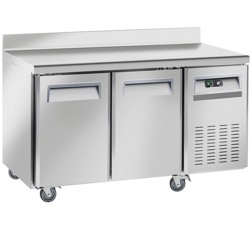 Bancada Refrigerada Ventilada com 2 Portas GN 1/1 e Alçado, +2º +8º C (transporte incluído) - Refª 102830