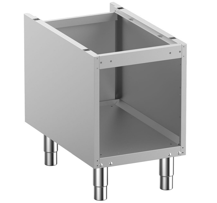 Bancada Aberta em Aço Inoxidável, Base de Suporte com 400x540x570 mm LxPxA (transporte incluído) - Refª 100054