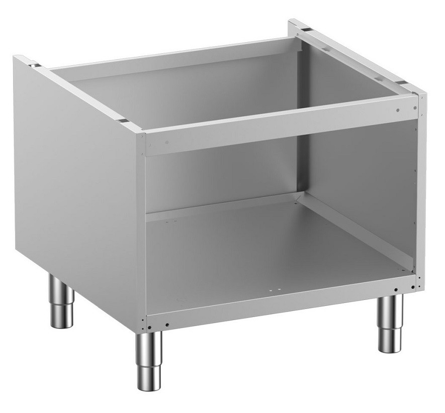 Bancada Aberta em Aço Inoxidável, Base de Suporte com 700x540x570 mm LxPxA (transporte incluído) - Refª 100055