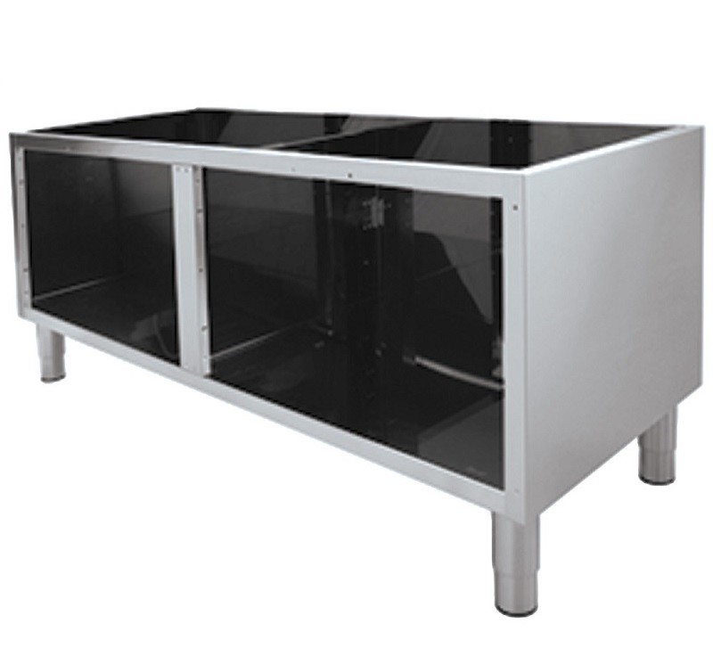 Bancada Aberta em Aço Inoxidável, Base de Suporte com 1100x540x570 mm LxPxA (transporte incluído) - Refª 100057