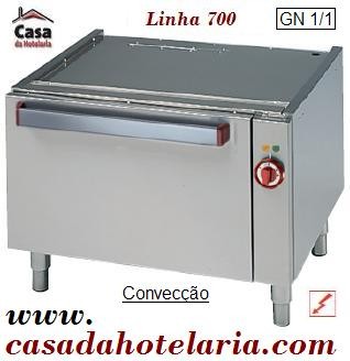 Forno Industrial Elétrico Monofásico GN 1/1, 2600 Watts, Base de Apoio a Equipamentos de Bancada da Linha 700 (transporte incluído) - Refª 100139