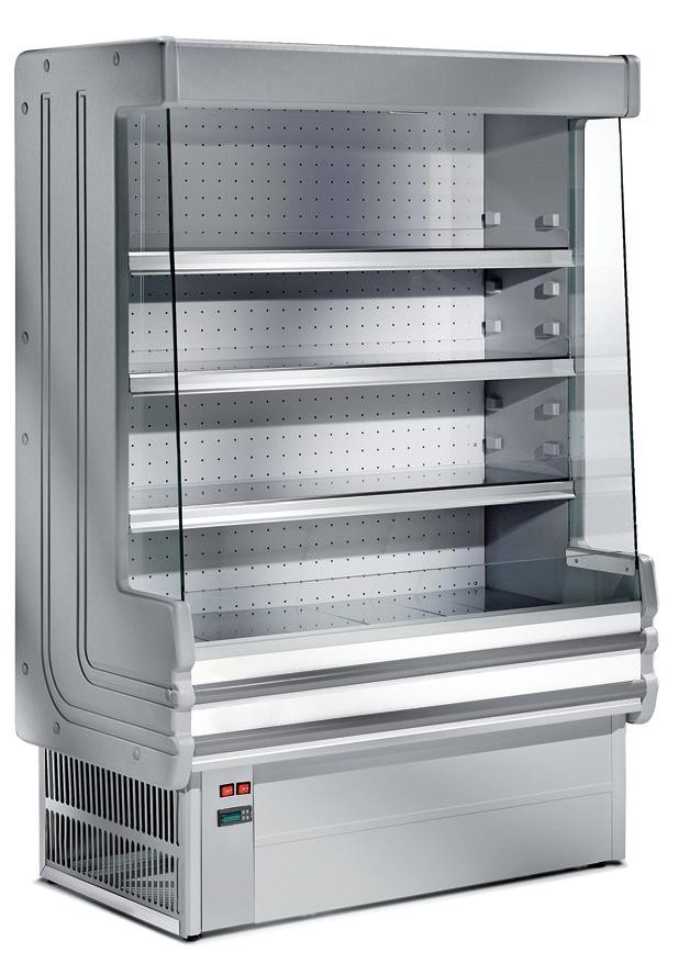 Armário Mural Refrigerado Ventilado com 1 Metro de Largura com 4 Níveis, 3 Prateleiras e Base, +3º +6º C (transporte incluído) - Refª 100270