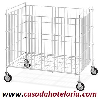 Carro Cesto Dobrável para Roupa, Dimensões de 810x510x750 mm (LxPxA) (transporte incluído) - Refª 100803