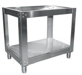 Suporte para Forno de Pizza em Aço Inoxidável, dimensões de 980x1100x960 mm (LxPxA) (transporte incluído) - Refª 100950