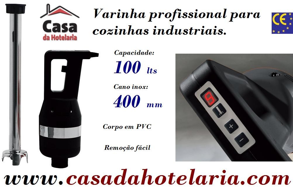 Varinha Misturadora Profissional com Acelerador, 100 Litros, cano de 400 mm, comprimento total de 800 mm, 450 Watts (transporte incluído) - Refª 101134