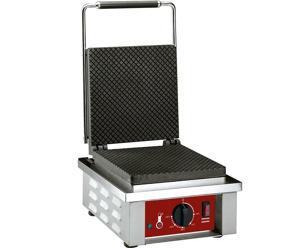 Máquina de Waffles Profissional para Cones de Gelados, Potência de 1600 Watts, 0º +300º C (transporte incluído) - Refª 101178