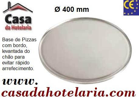 Base de Pizzas com Ø 400 mm Levantada do Chão para Evitar Rápido Arrefecimento - Refª 101510