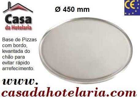 Base de Pizzas com Ø 450 mm Levantada do Chão para Evitar Rápido Arrefecimento - Refª 101511
