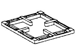 Grelha em Ferro Fundido Suplementar, Dimensões 300x340x40 mm (LxPxA) - Refª 101807