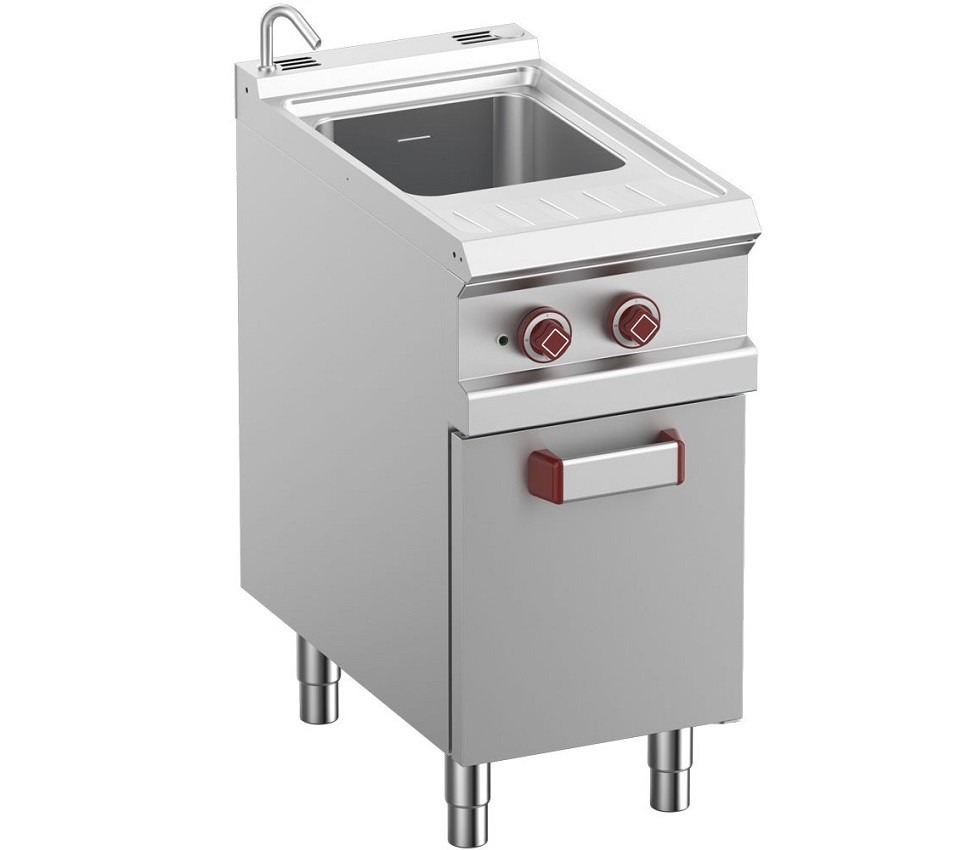 Cozedor de Massas Industrial Elétrico com Tanque de 26 Litros sobre Armário (transporte incluído) - Refª 100114