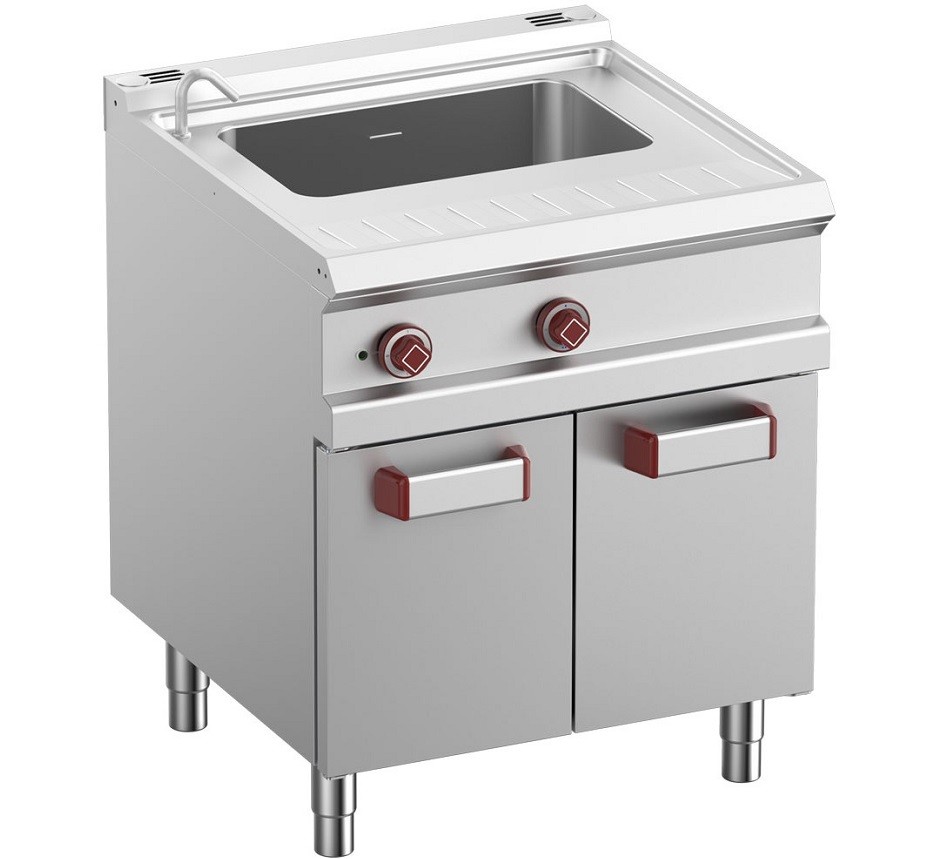 Cozedor de Massas Industrial Elétrico com Tanque de 40 Litros sobre Armário (transporte incluído) - Refª 100115