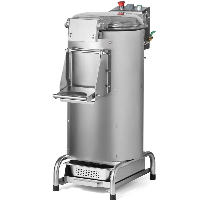 Máquina de Descascar Batatas Profissional de Chão, Descascador Industrial de 15 Litros (transporte incluído) - Refª 102928