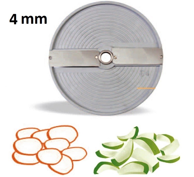 Disco de Corte de 4 mm para Cortadoras Profissionais de Vegetais - Refª 100501