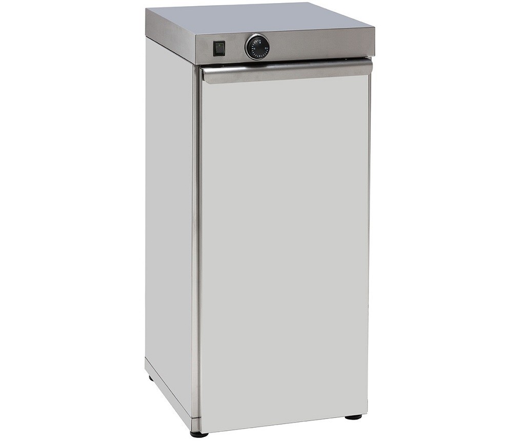 Armário Aquecido Monofásico, Estufa para 60 Pratos com Diâmetro até 340 mm, +90º C, 750 Watts (transporte incluído) - Refª 102800
