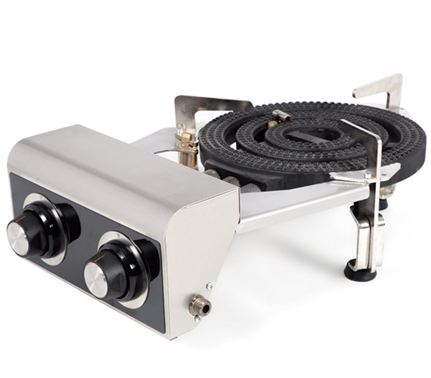 Fogão Industrial a Gás para Paella com 3 Anéis de Queimadores Circulares de ENORME Potência, 21500 kcal/h, 25000 Watts (transporte incluído) - Refª 102697