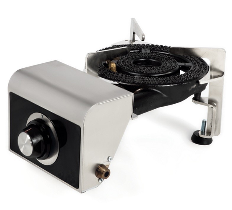 Fogão Industrial a Gás para Paella com 2 Anéis de Queimadores Circulares de Grande Potência, 13760 kcal/h, 16000 Watts (transporte incluído) - Refª 102696