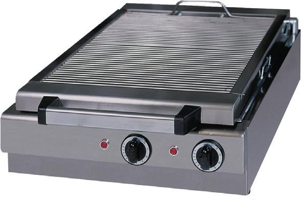 Grelhador Industrial Elétrico com Bacia de Água, Grelha com 410x340 mm, 5000 Watts (transporte incluído) - Refª 100376