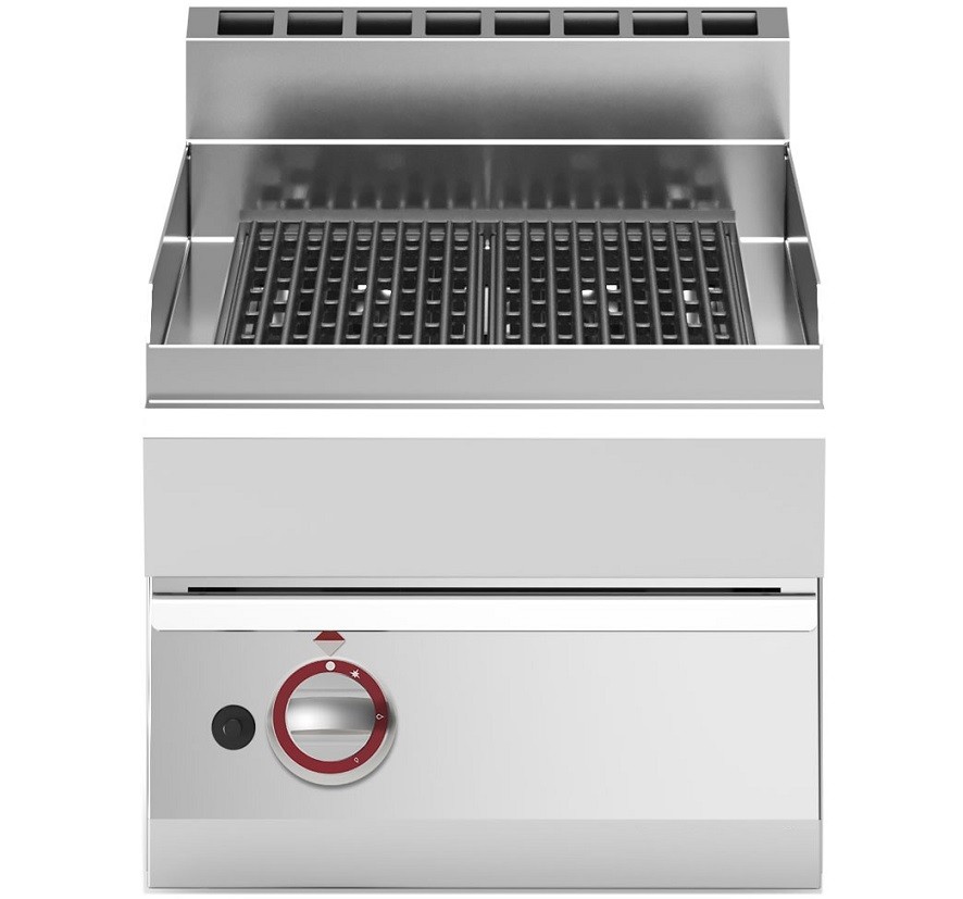 Grelhador Industrial a Gás com Vapor da Bacia de Água, Grill Profissional com Potência de 7500 Watts (transporte incluído) - Refª 100043
