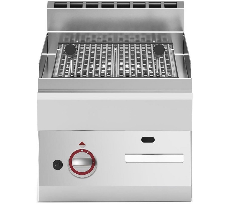 Grelhador Industrial a Gás de Pedra Lávica, Grill Profissional com Potência de 5500 Watts (transporte incluído) - Refª 100041