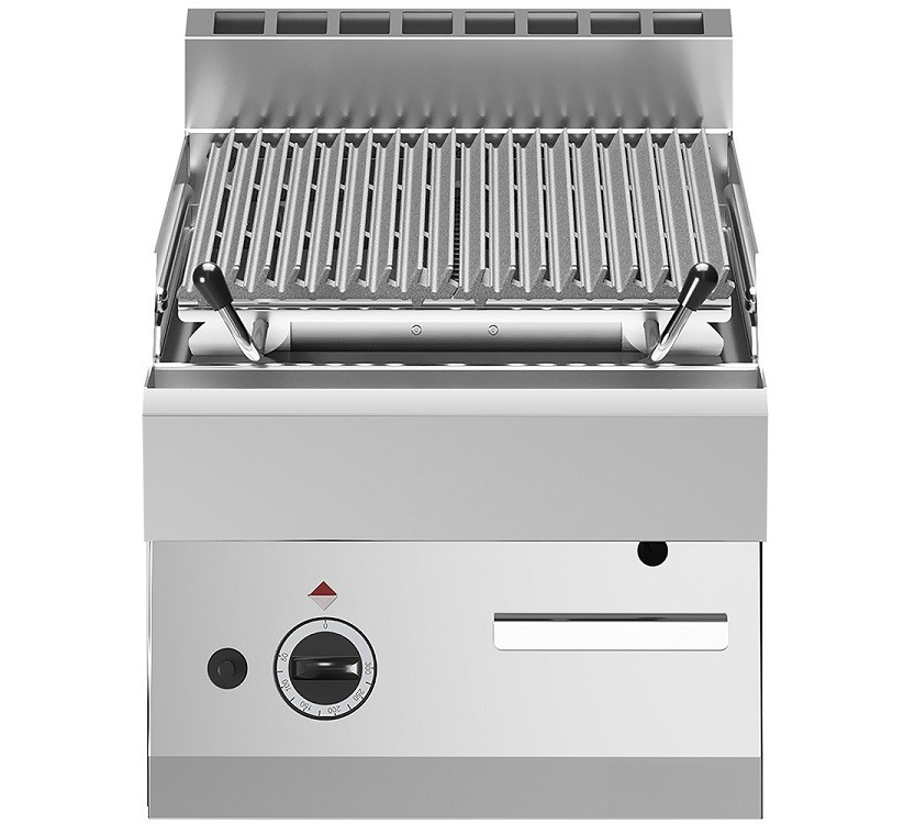 Grelhador Industrial a Gás de Pedra Lávica, Grill com Potência de 7500 Watts (transporte incluído) - Refª 102806