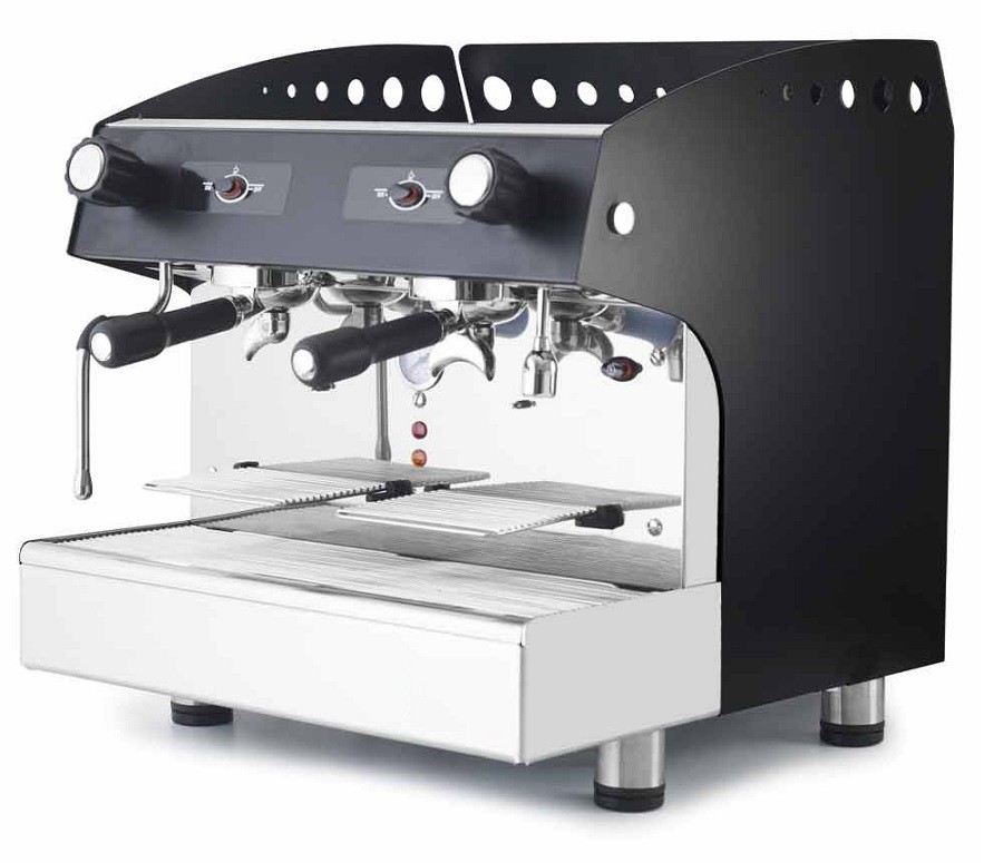 Máquina de Café Expresso Semi Automática Profissional com 2 Grupos, 2700 Watts (transporte incluído) - Refª 100076