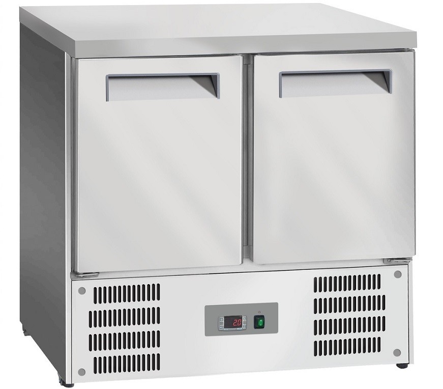 Mesa Refrigerada Ventilada com 2 Portas GN 1/1, +2º +8º C (transporte incluído) - Refª 102825