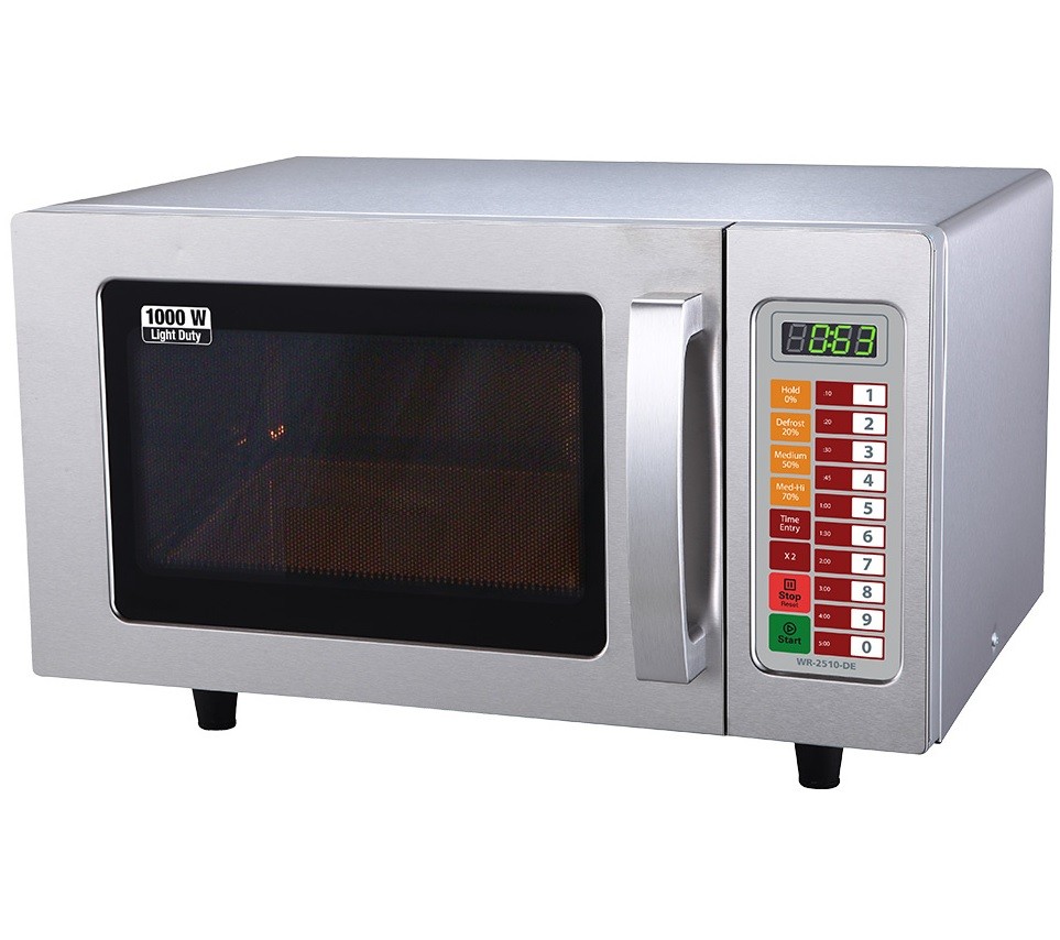 Microondas em Aço Inoxidavél de Controle Digital, 25 Litros, 1000 Watts (transporte incluído) - Refª 102755