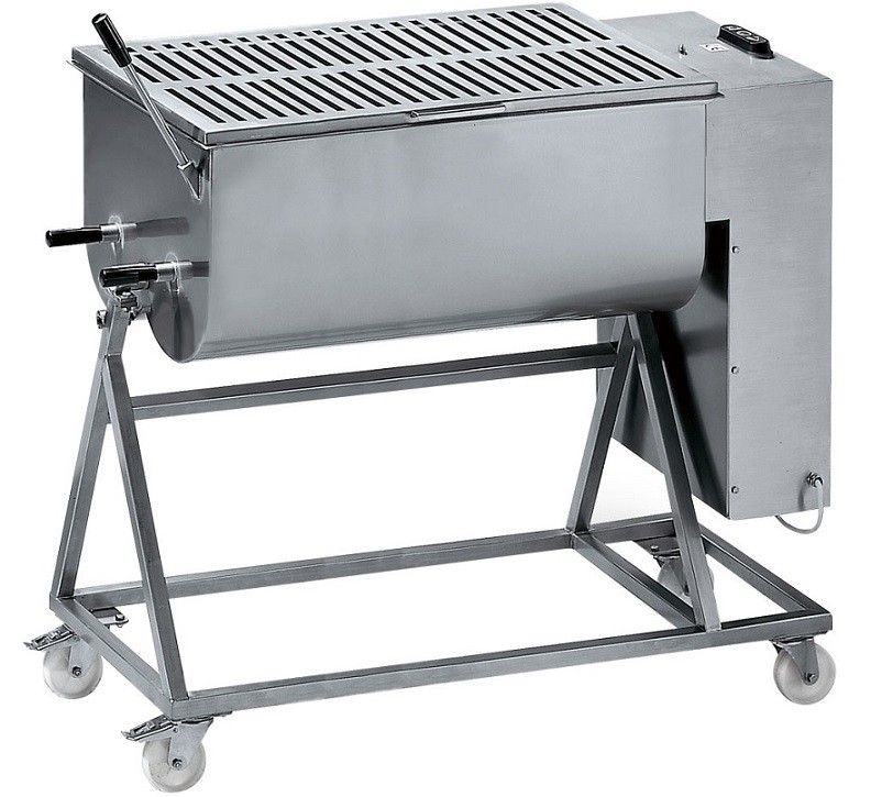 Misturadora Industrial de Carne em Aço Inoxidável para 120 Kg Sobre Rodas (transporte incluído) - Refª 100492