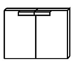 Portas Direita e Esquerda para Base de 700 mm de Largura (transporte incluído) - Refª 100721