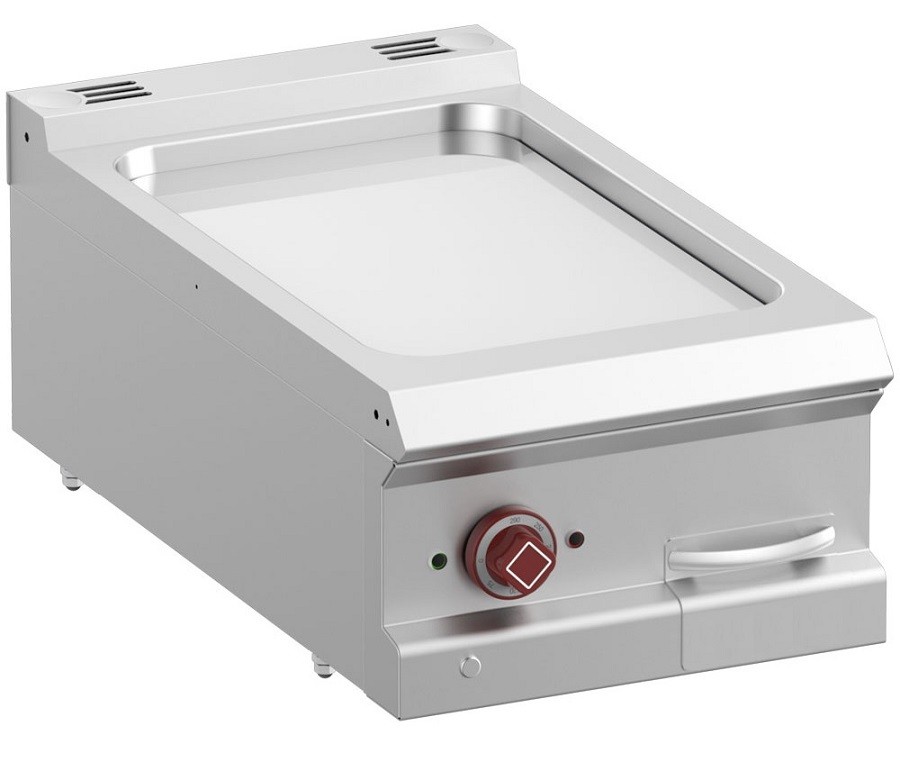 Placa de Grelhar Industrial Elétrica com Chapa Profissional Cromo (transporte incluído) - Refª 100106
