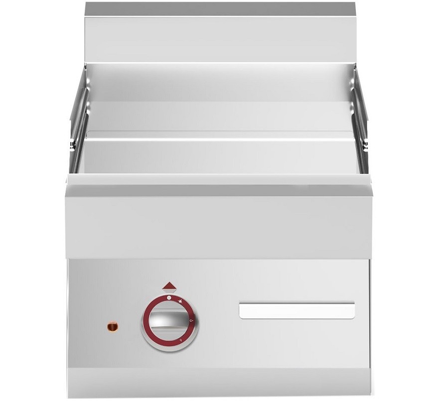 Placa de Grelhar Industrial Elétrica, Chapa Lisa Cromo Anti Aderente Fry Top de 4500 Watts (transporte incluído) - Refª 100031