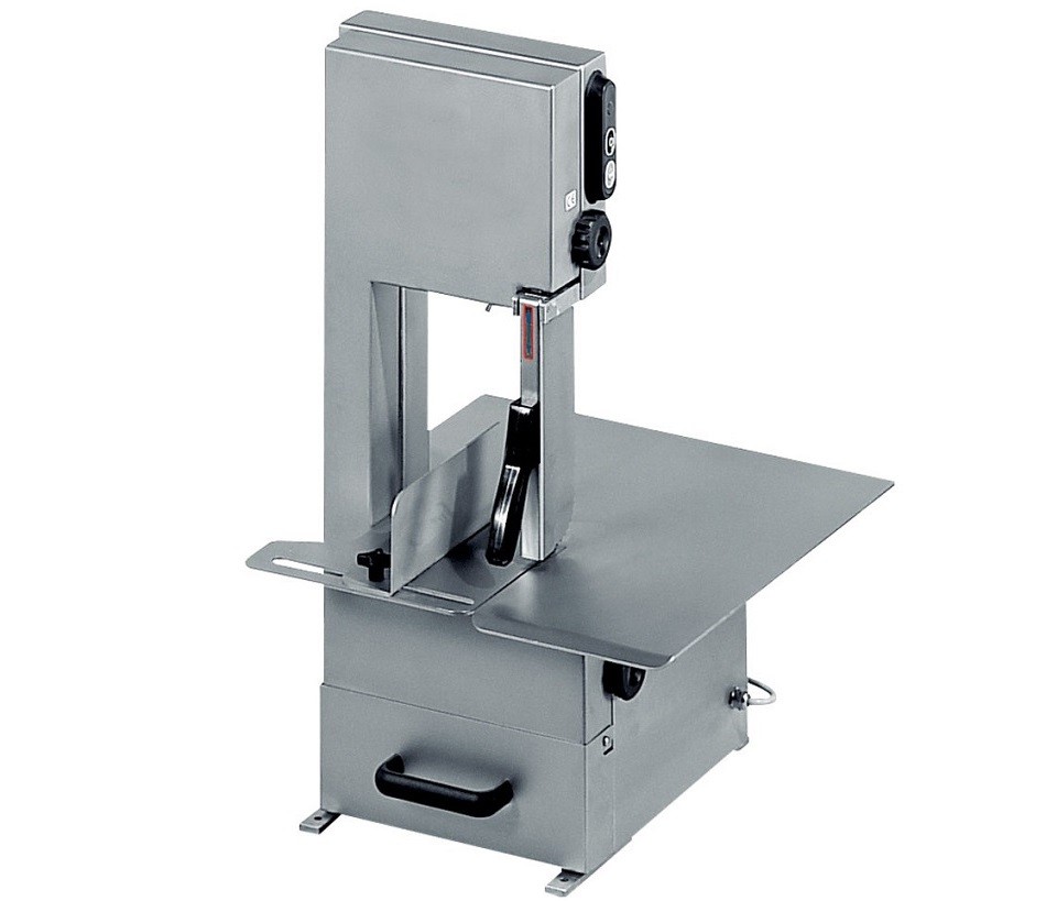 Serra de Ossos Profissional em Aço Inoxidável com Lâmina de 1650 mm, 900 rpm, Hp 1 (transporte incluído) - Refª 103030