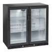 Armário Refrigerado Ventilado para Latas e Garrafas com 2 Portas de Bater, 201 Litros, Temperaturas +1º +10º C (transporte incluído) - Refª 102774
