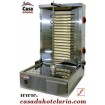 Grelhador Industrial Kebab Elétrico Trifásico com Espeto de 600 mm, 25 a 35 kg, Potência de 5800 Watts (transporte incluído) - Refª 101274