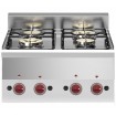 Fogão Industrial a Gás de Bancada com 4 Queimadores, 11870 Kcal/h, Potência de 13800 Watts (transporte incluído) - Refª 101301