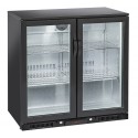 Armário Refrigerado Ventilado para Latas e Garrafas com 2 Portas de Bater, 201 Litros, Temperaturas +1º +10º C (transporte incluído) - Refª 102774