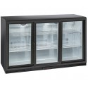 Armário Refrigerado Ventilado para Latas e Garrafas com 3 Portas Deslizantes de Correr, 320 Litros, Temperaturas +1º +10º C (transporte incluído) - Refª 100162