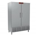 Armário Refrigerado Ventilado em Aço Inoxidável de 2 Portas, Frigorífico Industrial de 1100 Litros, Refrigeração de 0º + 8º C (transporte incluído) - Refª 101445