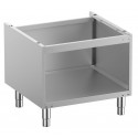 Bancada Aberta em Aço Inoxidável, Base de Suporte com 700x540x570 mm LxPxA (transporte incluído) - Refª 100055