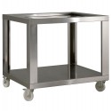 Base de Suporte para Forno de Pizza em Aço com Prateleira Robusta, Dimensões de 1570x1215x1100 mm LxPxA (transporte incluído) - Refª 100982