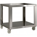 Base de Suporte para Forno de Pizza em Aço com Prateleira Robusta, Dimensões de 1210x860x1100 mm LxPxA (transporte incluído) - Refª 100978
