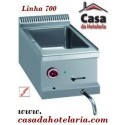 Banho Maria Industrial Elétrico Monofásico GN 1/1 com Saída de Drenagem da Linha 700, Potência de 1500 Watts (transporte incluído) - Refª 100118