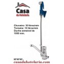 Torneira Misturadora com Chuveiro / Duche Extraível com Dimensões de 250x250/1250 mm LxPxA (transporte incluído) - Refª 100280