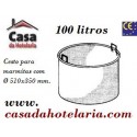 Cesto para Marmitas em Aço Inox com Capacidade para 100 Litros (transporte incluído) - Refª 100593