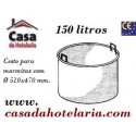 Cesto para Marmitas em Aço Inox com Capacidade para 150 Litros (transporte incluído) - Refª 100594